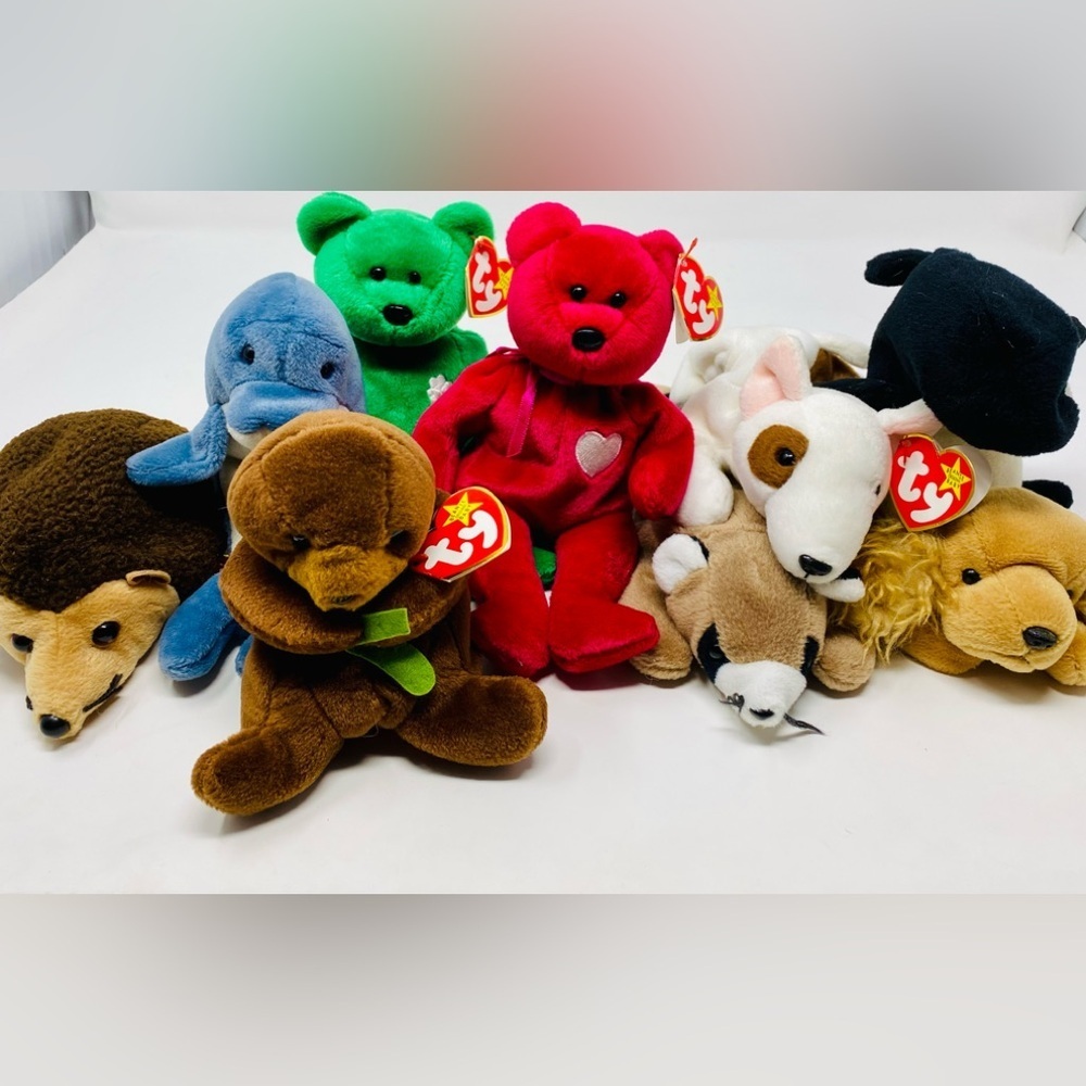 TY Beanie Babies Plush Toy Set - Multicolor